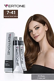 VERTONE SAÇ BOYASI 60 ML. (7-41 KUMRAL SICAK KAHVE)