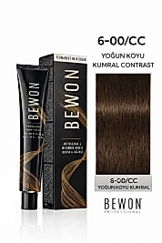 BEWON SAÇ BOYASI 100 ML (6-00/CC YOĞUN KOYU KUMRAL)
