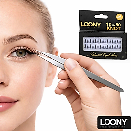 LOONY KÖKLÜ TAKMA KİRPİK 80 POİNT (MEDİUM)