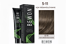 BEWON SAÇ BOYASI 100 ML (5-11 AÇIK KAHVE YOĞUN KÜLLÜ)