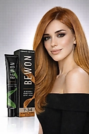 BEWON SAÇ BOYASI 100 ML (7-34 KUMRAL DORE BAKIR)