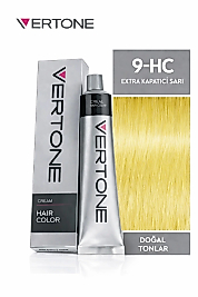 VERTONE SAÇ BOYASI 60 ML. (9-HC EXTRA SARI)