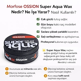 OSSİON SUPER AQUA WAX 150 ML. (SİHAY)