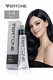 VERTONE SAÇ BOYASI 60 ML. (SİYAH)