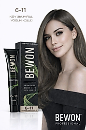 BEWON SAÇ BOYASI 100 ML (6-11 KOYU KUMRAL YOĞUN KÜLLÜ)