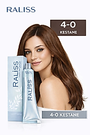 RALİSS SAÇ BOYASI 60 ML. (4-0 KESTANE)