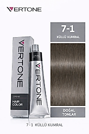 VERTONE SAÇ BOYASI 60 ML. (7-1 KÜLLÜ KUMRAL)