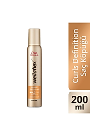 WELLAFLEX SAÇ KÖPÜĞÜ CURLS DEFİNATİON 200 ML.