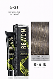 BEWON SAÇ BOYASI 100 ML (6-21 KOYU KUMRAL İRİZE KÜLLÜ)