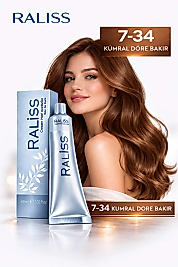 RALİSS SAÇ BOYASI 60 ML. (7-34 KUMRAL DORE BAKIR)