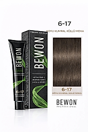 BEWON SAÇ BOYASI 100 ML (6-17 KOYU KUMRAL KÜLLÜ MOKKA)