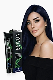 BEWON SAÇ BOYASI 100 ML (1-1 MAVİ SİYAH)