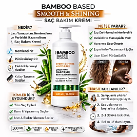 BAMBOO BASED SMOTH & SHINNING SAÇ KREMİ 500 ML.