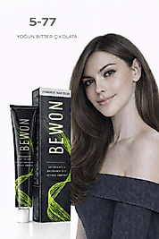 BEWON SAÇ BOYASI 100 ML (5-77 YOĞUN BİTTER ÇİKOLATA)