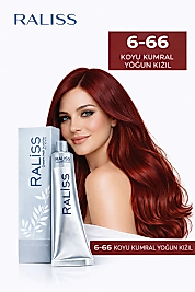 RALİSS SAÇ BOYASI 60 ML. (6-66 KOYU KUMRAL YOĞUN KIZIL)