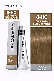 VERTONE SAÇ BOYASI 60 ML. (8-HC EXTRA KOYU SARI)