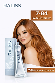 RALİSS SAÇ BOYASI 60 ML. (7-84 KARAMEL KAHVE)