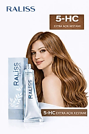 RALİSS SAÇ BOYASI 60 ML. (5-HC EXTRA AÇIK KESTANE)