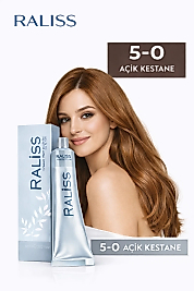 RALİSS SAÇ BOYASI 60 ML. (5-0 AÇIK KESTANE)