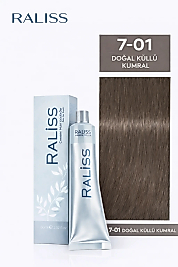 RALİSS SAÇ BOYASI 60 ML. (7-01 DOĞAL KÜLLÜ KUMRAL)