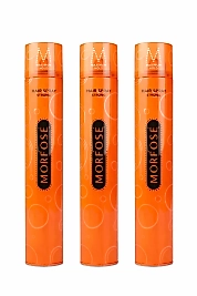 MORFOSE SAÇ SPREYİ 400 ML. ULTRA SERT (TURUNCU) 3'lü EKO PAKET