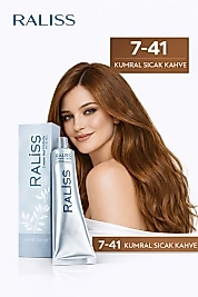 RALİSS SAÇ BOYASI 60 ML. (7-41 KUMRAL SICAK KAHVE)