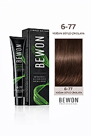 BEWON SAÇ BOYASI 100 ML (6-77 YOĞUN SÜTLÜ ÇİKOLATA)