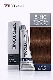 VERTONE SAÇ BOYASI 60 ML. (5-HC EXTRA AÇIK KESTANE)