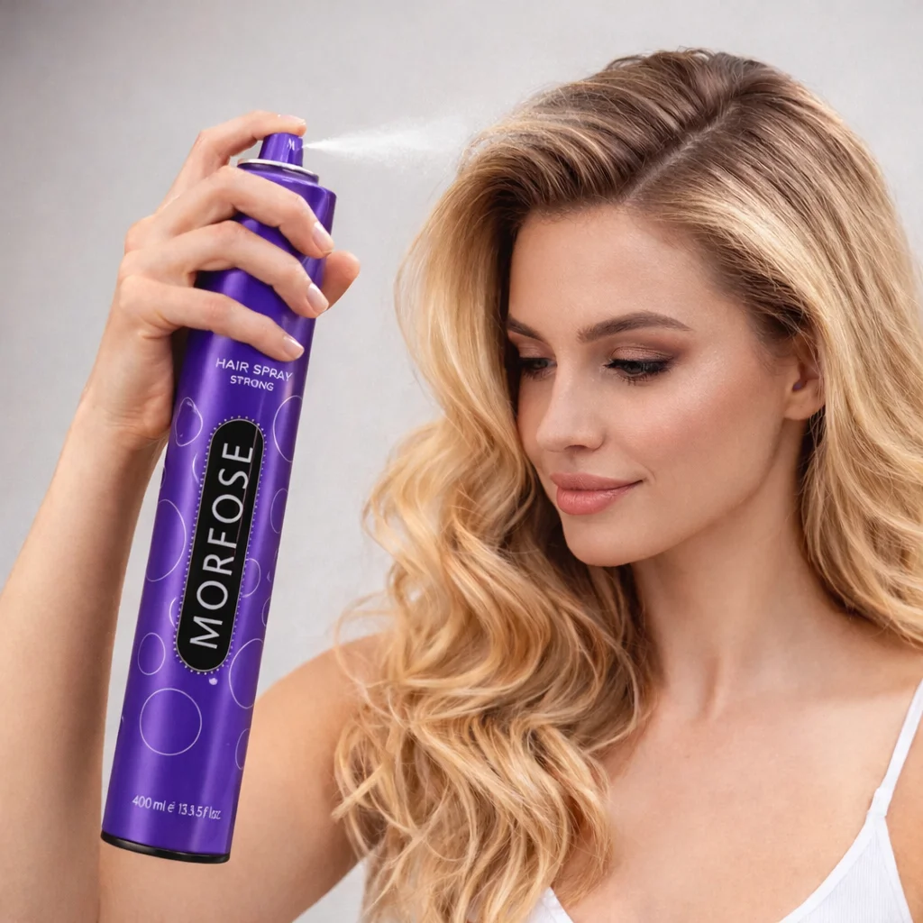 MORFOSE SAÇ SPREYİ 400 ML. MEGA SERT (MOR) 4'lü EKO PAKET